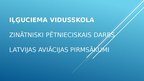 Презентация 'Latvijas aviācijas aizsākumi', 1.