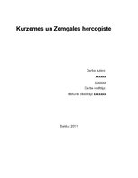 Реферат 'Kurzemes un Zemgales hercogiste', 1.