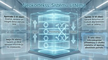 Презентация 'Neokorteksa arhitektūra, 6 apziņas slāņi', 12.