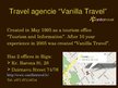 Презентация 'Travel Agency "Vanilla Travel"', 3.