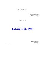 Реферат 'Latvija no 1918. līdz 1920.gadam', 1.