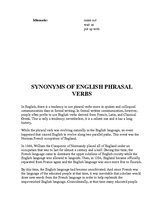 Конспект 'Phrasal Verbs', 12.