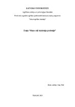 Эссе 'Eseja “Mans ceļš skolotāja profesijā”', 1.