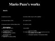 Презентация 'Mario Puzo "The Godfather"', 3.