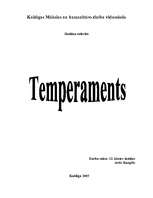 Реферат 'Temperaments', 1.