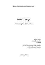 Реферат 'Lībieši Latvijā', 2.
