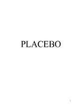 Реферат 'Placebo', 1.