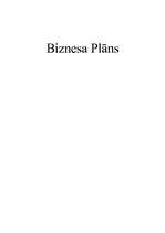 Бизнес план 'Biznesa plāns. SIA "Motors"', 1.