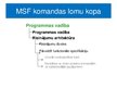 Презентация 'MSF programma', 9.