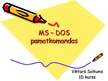 Презентация 'MS - DOS pamatkomandas', 1.