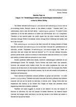 Эссе 'Reaction Paper on Chapter VII "Methodological Holism and Methodological Individu', 1.