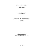 Реферат 'Varas dalīšana Latvijā', 1.