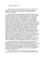 Эссе 'Darbs par Albēra Kamī romānu “Svešinieks”', 1.