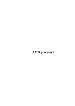 Реферат 'AMD procesori', 1.