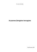 Реферат 'Kurzemes - Zemgales hercogiste', 1.