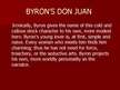 Презентация 'Don Juan by Byron', 7.