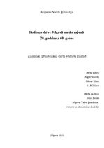 Реферат 'Ikdienas dzīve Jelgavā un tās rajonā 20.gadsimta 60.gados', 1.