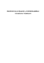 Отчёт по практике 'Profesionālās prakses "Uzņēmējdarbības uzsākšana" pārskats', 1.