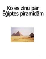 Реферат 'Ēģiptes piramīdas', 1.