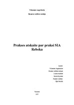 Отчёт по практике 'Prakse SIA "Rebeka"', 1.