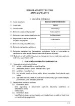 Образец документа 'Biroja administrators - amata apraksts', 1.