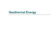 Презентация 'Geothermal Energy', 1.