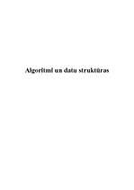 Реферат 'Algoritmi un datu struktūras', 1.