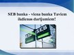 Презентация 'AS "SEB banka" galvenie darbības virzieni', 24.