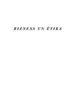 Реферат 'Bizness un ētika', 1.