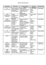 Конспект 'Starptautiskās organizācijas', 1.