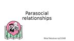 Презентация 'Parasocial relationships', 1.