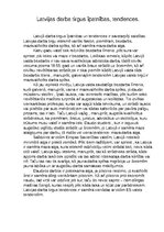 Эссе 'Latvijas darba tirgus īpatnības, tendences', 1.