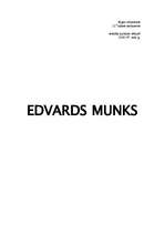 Реферат 'Edvards Munks', 1.