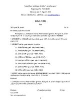 Образец документа 'Rīkojums', 1.