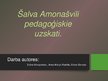 Презентация 'Šalva Amonašvili pedagoģiskie uzskati', 1.