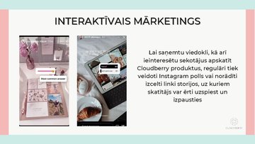 Презентация 'Integrētās mārketinga komunikācijas novērtēšana - Cloudberry', 11.