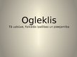 Презентация 'Ogleklis, tā uzbūve, fizikālās īpašības un pieejamība', 1.
