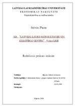 Отчёт по практике 'SIA LLKC Valkas LKB', 1.