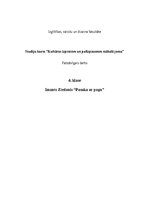 Образец документа 'Imants Ziedonis "Pasaka par pogu" uzdevumi literatūras nodarbībai 4. klase', 1.