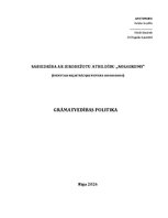 Образец документа 'Grāmatvedības politika', 1.