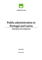 Реферат 'Public Administration in Portugal and Latvia: Description and Comparison', 1.
