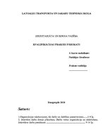 Отчёт по практике 'Kvalifikācijas prakses pārskats - sekretariāta un biroja vadība', 1.