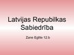 Презентация 'Latvijas Republikas sabiedrība', 1.