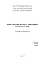 Реферат 'Eiropas Savienības struktūrfondi un to nozīme Latvijas tautsaimniecības attīstīb', 1.