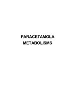 Реферат 'Paracetamola metabolisms', 1.