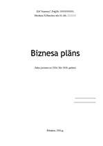 Бизнес план 'Biznesa plāns ieroču un mednieku veikalam', 1.