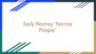 Презентация 'Sally Rooney "Normal People" Presentation about a book', 1.