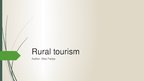 Презентация 'Rural tourism (lauku tūrisms)', 1.
