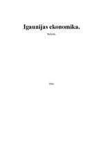 Реферат 'Igaunijas ekonomika', 1.