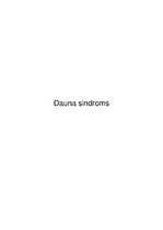 Конспект 'Dauna sindroms', 1.
